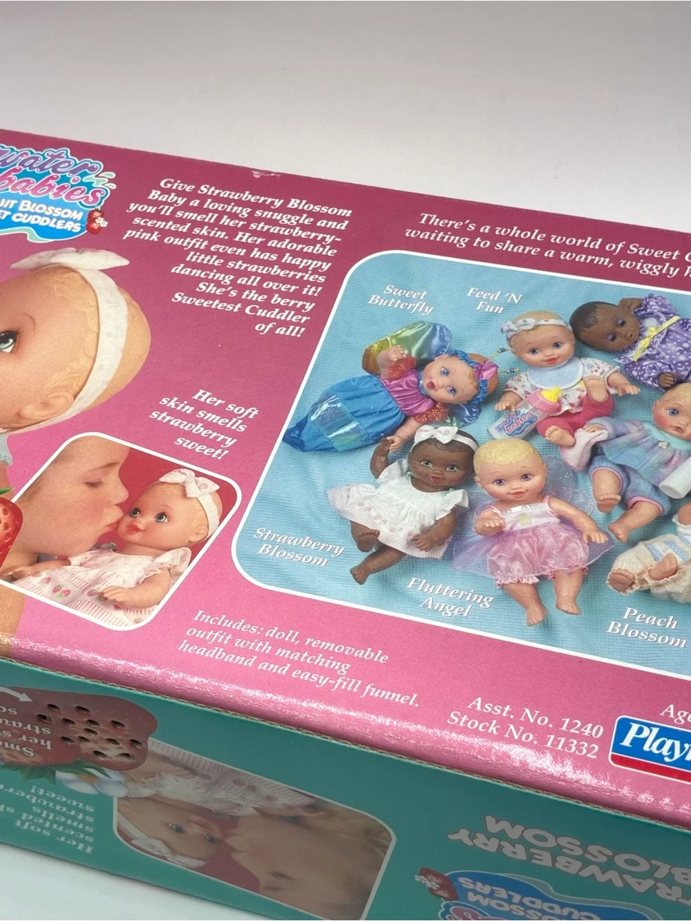 2000 Water Babies Strawberry Blossom Sweet Cuddlers Doll New Open Box Rare Vtg